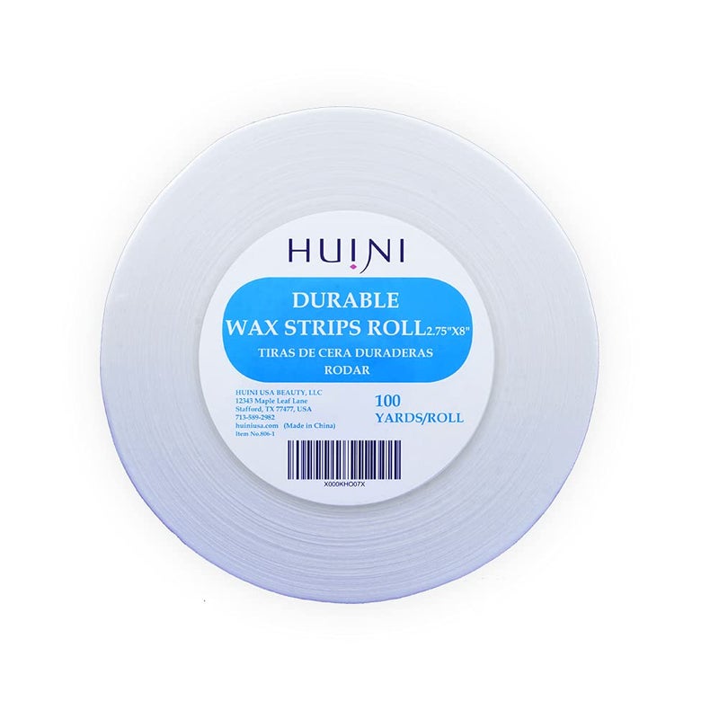 Huini 100 Yards Hair Removal Depilatory Nonwoven Epilator Wax Strip Paper Waxing Roll - Image 1